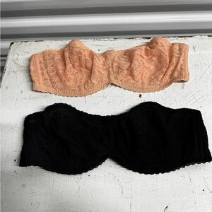Victoria’s Secret | Bundle of 2 Lace Strapless Bras